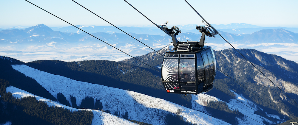Ski car in Jasna, Slovakia